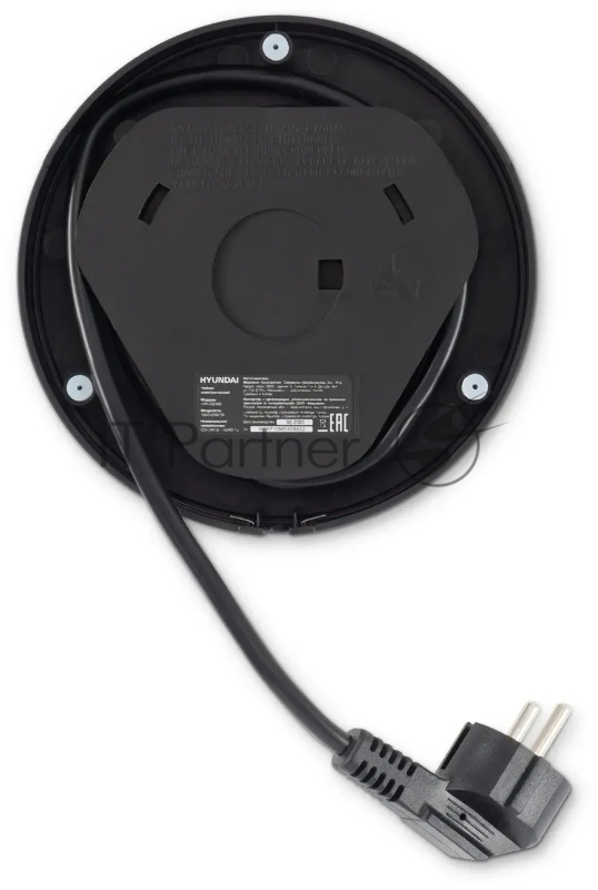 Чайник электрический Hyundai HYK-G2403 1.5л. 2200Вт черный/серебристый (корпус: стекло)