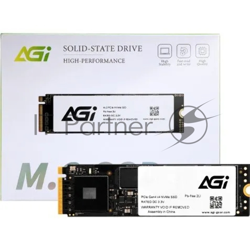 Накопитель SSD AGi M.2 2TB AGI2T0G44AI838 3D NAND TLC, 7400/6700
