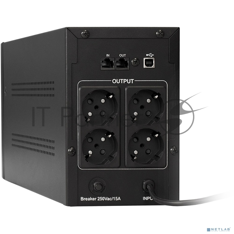 Источник бесперебойного питания ExeGate SpecialPro Smart LLB-1200.LCD.AVR.EURO.USB <1200VA/750W, LCD, AVR, 4 евророзетки, USB, Black>