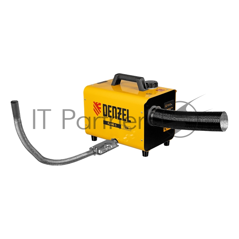 Дизельная тепловая портативная пушка Flame-5, 5кВт, 300м3/ч, непр.наг., циф. терм.// Denzel