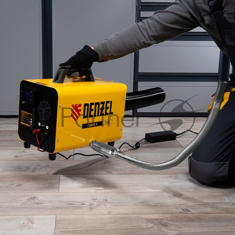 Дизельная тепловая портативная пушка Flame-5, 5кВт, 300м3/ч, непр.наг., циф. терм.// Denzel