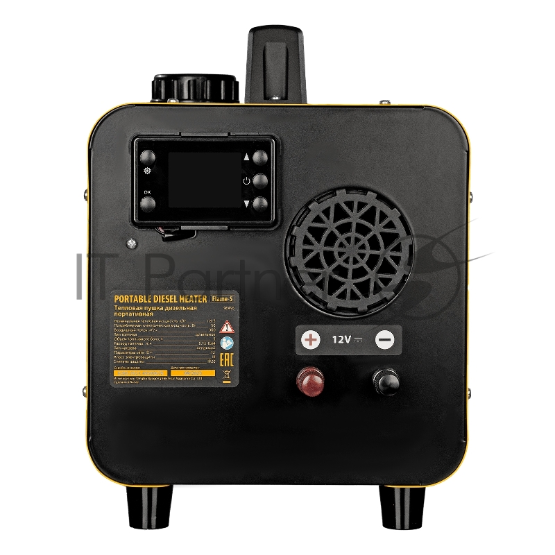 Дизельная тепловая портативная пушка Flame-5, 5кВт, 300м3/ч, непр.наг., циф. терм.// Denzel