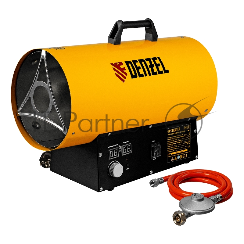 Газовая тепловая пушка GHG-30i, 30 кВт, цифровой термостат, пропан-бутан// Denzel
