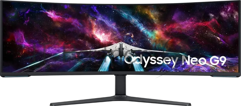 Монитор Samsung 57 Odyssey Neo G9 S57CG952NI черный VA LED 32:9 HDMI полуматовая HAS Piv 420cd 178гр/178гр 7680x2160 240Hz FreeSync Premium Pro DP Dual UHD USB 19кг