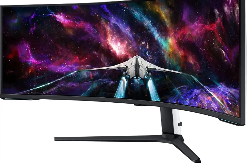 Монитор Samsung 57 Odyssey Neo G9 S57CG952NI черный VA LED 32:9 HDMI полуматовая HAS Piv 420cd 178гр/178гр 7680x2160 240Hz FreeSync Premium Pro DP Dual UHD USB 19кг