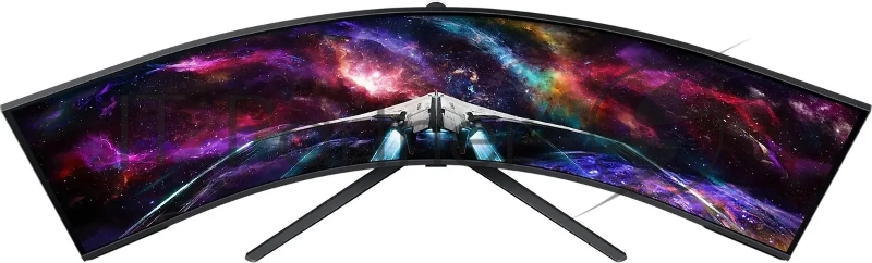 Монитор Samsung 57 Odyssey Neo G9 S57CG952NI черный VA LED 32:9 HDMI полуматовая HAS Piv 420cd 178гр/178гр 7680x2160 240Hz FreeSync Premium Pro DP Dual UHD USB 19кг