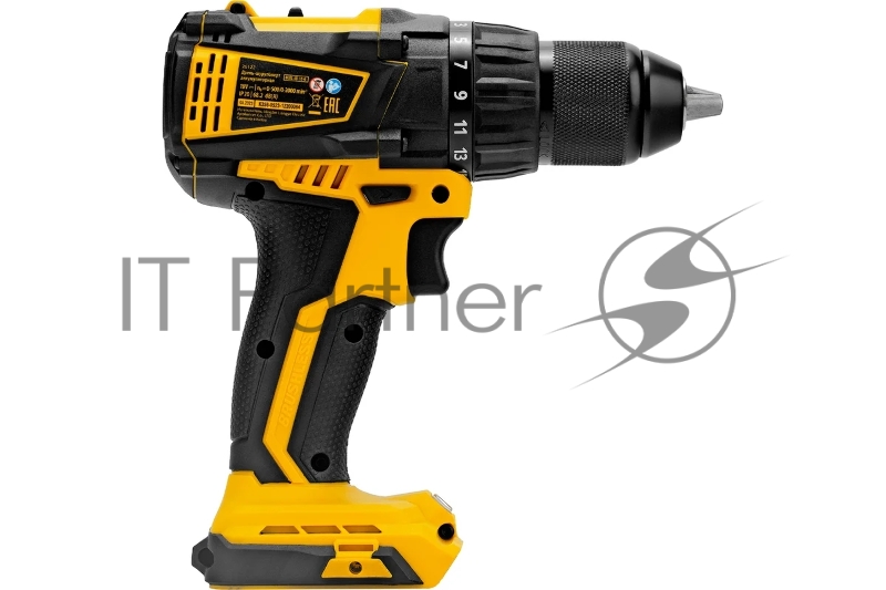 Дрель-шуруповерт аккумуляторная, бесщет. BLDL-18-0 Li-Ion, 18 В // Denzel