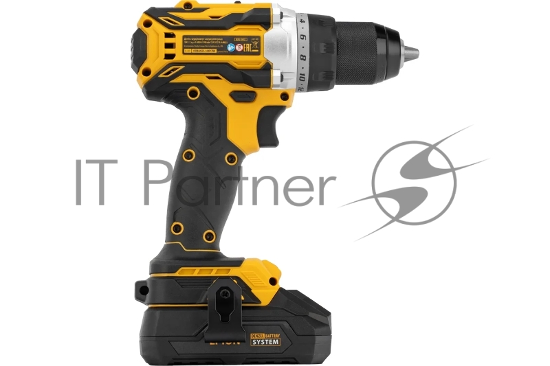 Дрель-шуруповерт аккумуляторная, бесщет. BLDL-18-02 Li-Ion, 18 В // Denzel