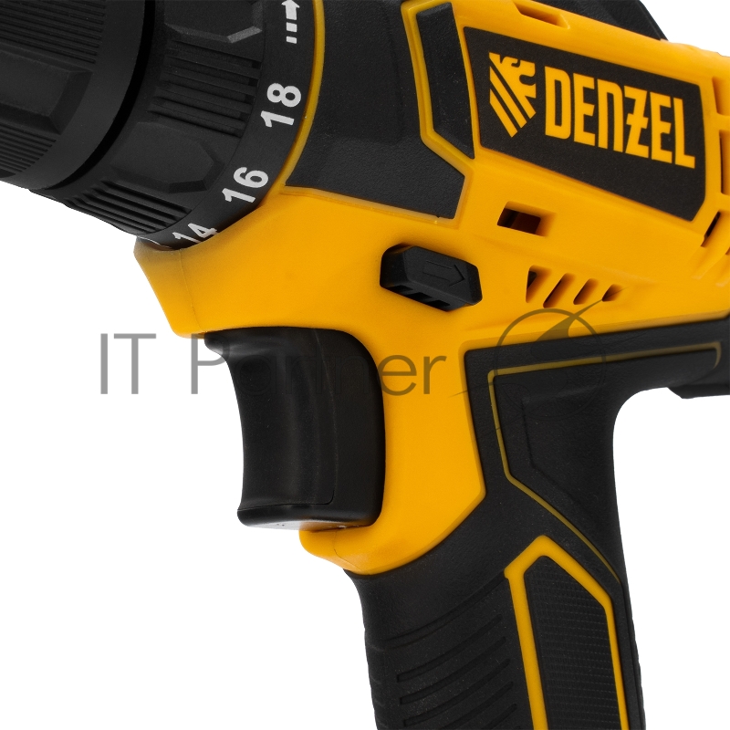 Дрель-шуруповерт аккумуляторная CDL-18-0, Li-Ion, 18 В // Denzel