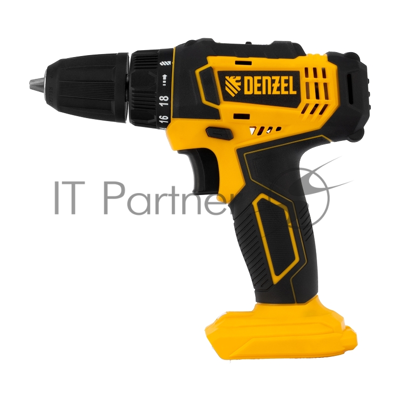 Дрель-шуруповерт аккумуляторная CDL-18-0, Li-Ion, 18 В // Denzel