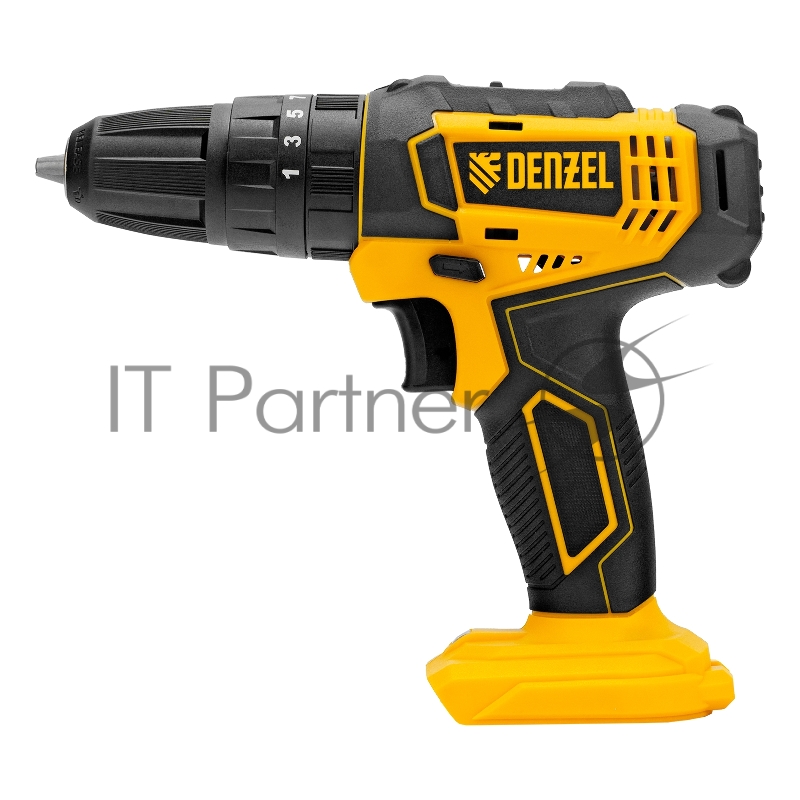 Дрель-шуруповерт аккумуляторная ударная CID-18-0, Li-Ion, 18 В // Denzel