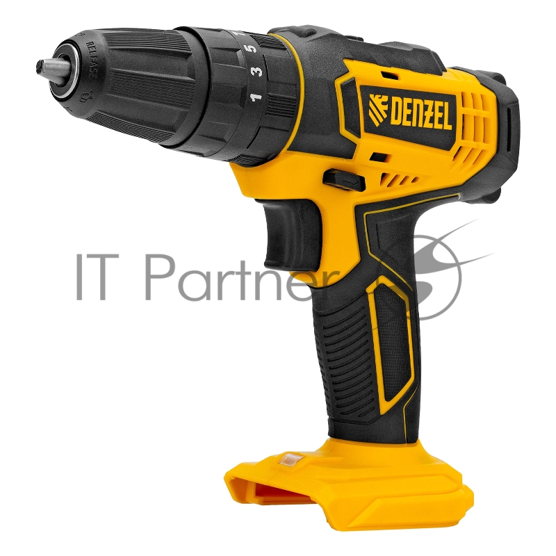 Дрель-шуруповерт аккумуляторная ударная CID-18-0, Li-Ion, 18 В // Denzel
