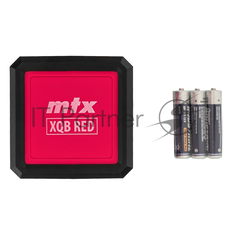 Лазерный уровень XQB RED Basic SET, 10 м, красный луч, батарейки, резьба 1/4// MTX