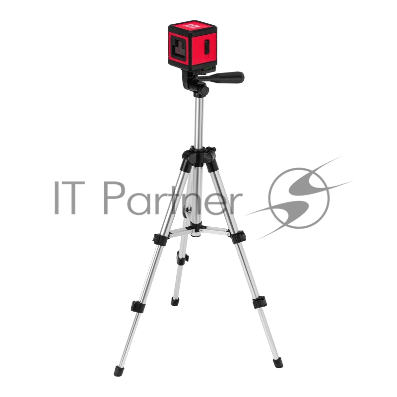 Лазерный уровень XQB RED Pro SET, 10 м, красный луч, батарейки, штатив// MTX