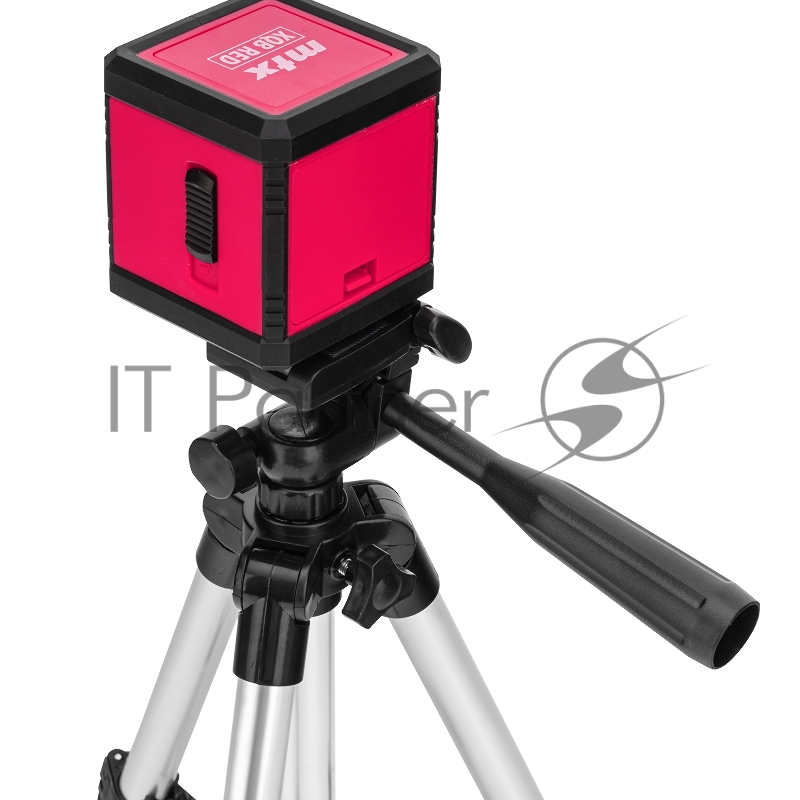 Лазерный уровень XQB RED Pro SET, 10 м, красный луч, батарейки, штатив// MTX