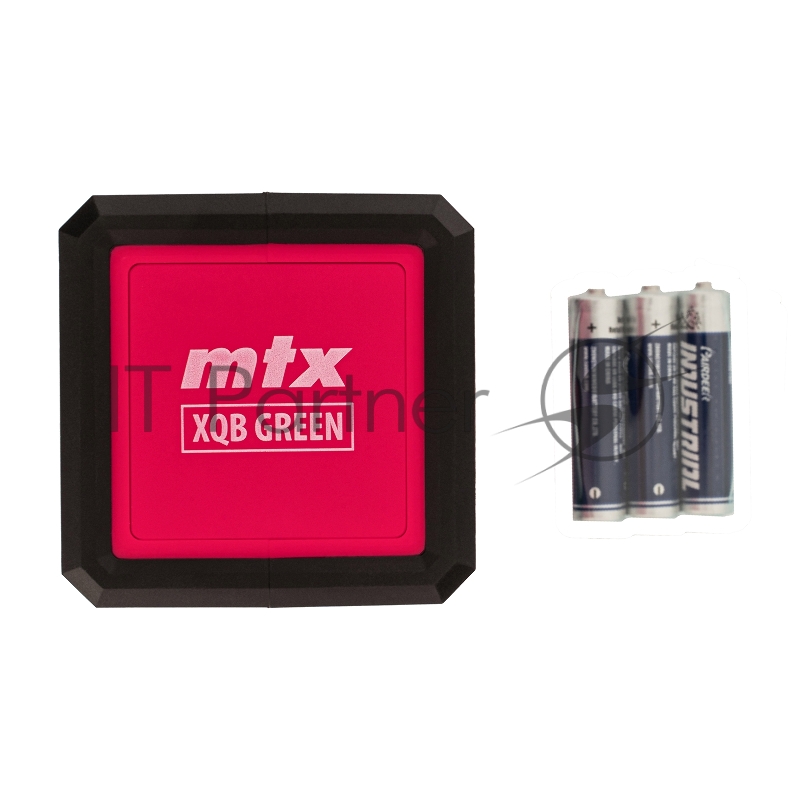Лазерный уровень XQB GREEN Basic SET, 20 м, зеленый луч, батарейки, резьба 1/4// MTX