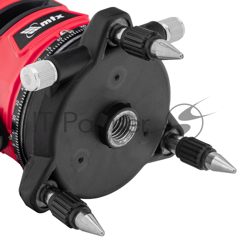 Лазерный уровень CRX-30G, 30 м, зеленый луч, батарейки, резьба 5/8// MTX