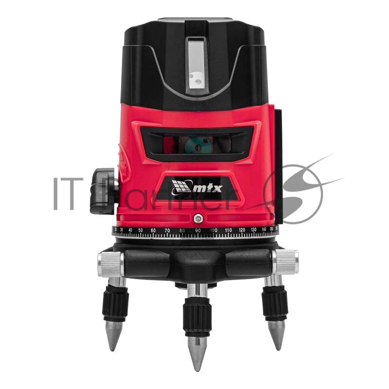 Лазерный уровень CRX-30G, 30 м, зеленый луч, батарейки, резьба 5/8// MTX