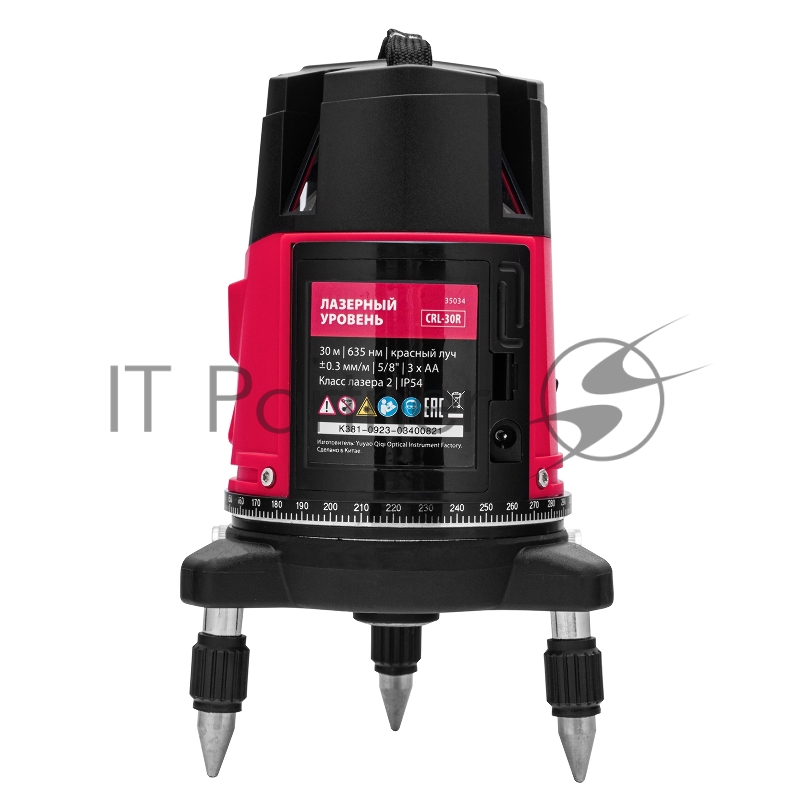 Лазерный уровень CRL-30R, 30 м, красный луч, батарейки, резьба 5/8// MTX
