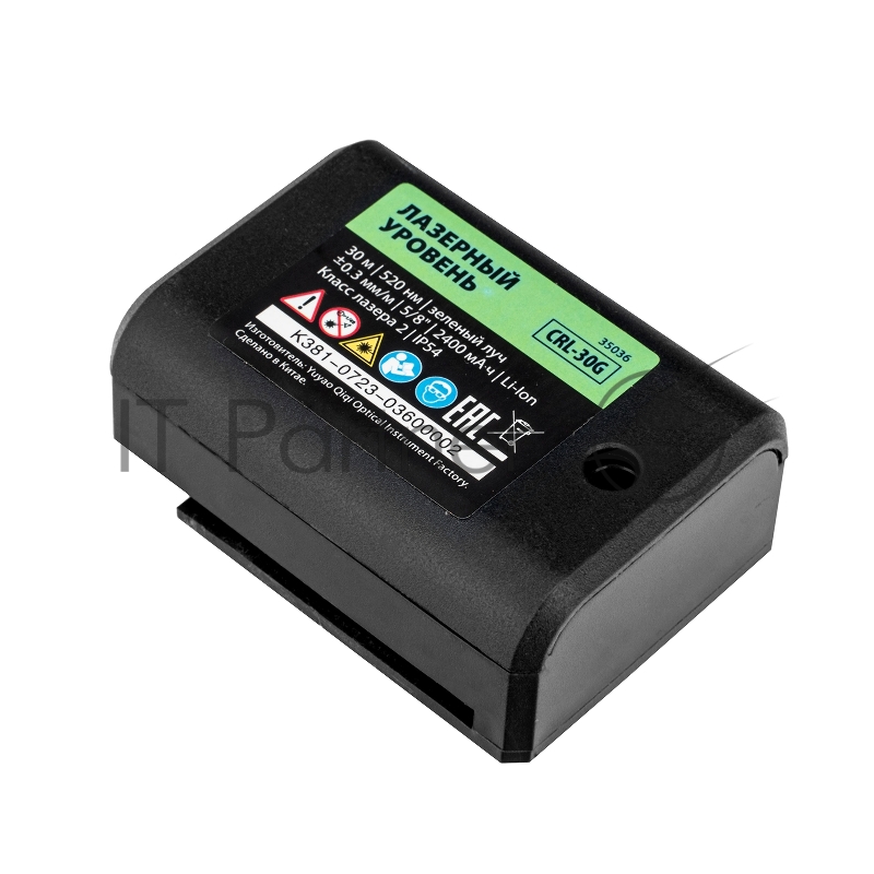 Лазерный уровень CRL-30G, 30 м, зеленый луч, акк. Li 2400 mah, резьба 5/8// MTX
