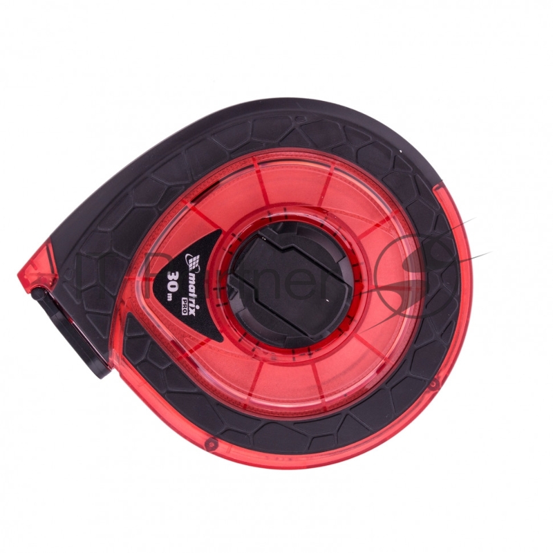 Рулетка геодезическая 30 м х 15 мм, закр. корп., фибергласс. лента, двухст. шкала, PRO// Matrix