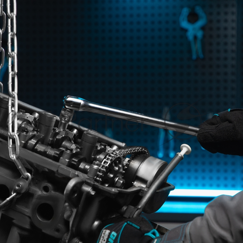 Набор инструментов, 1/2, CrV, 120 зубьев, 24 предмета// Gross