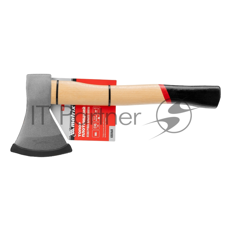 Топор плотницкий, кованый, деревянная рукоятка,800гр.,пескоструйная обработка полотна// Matrix