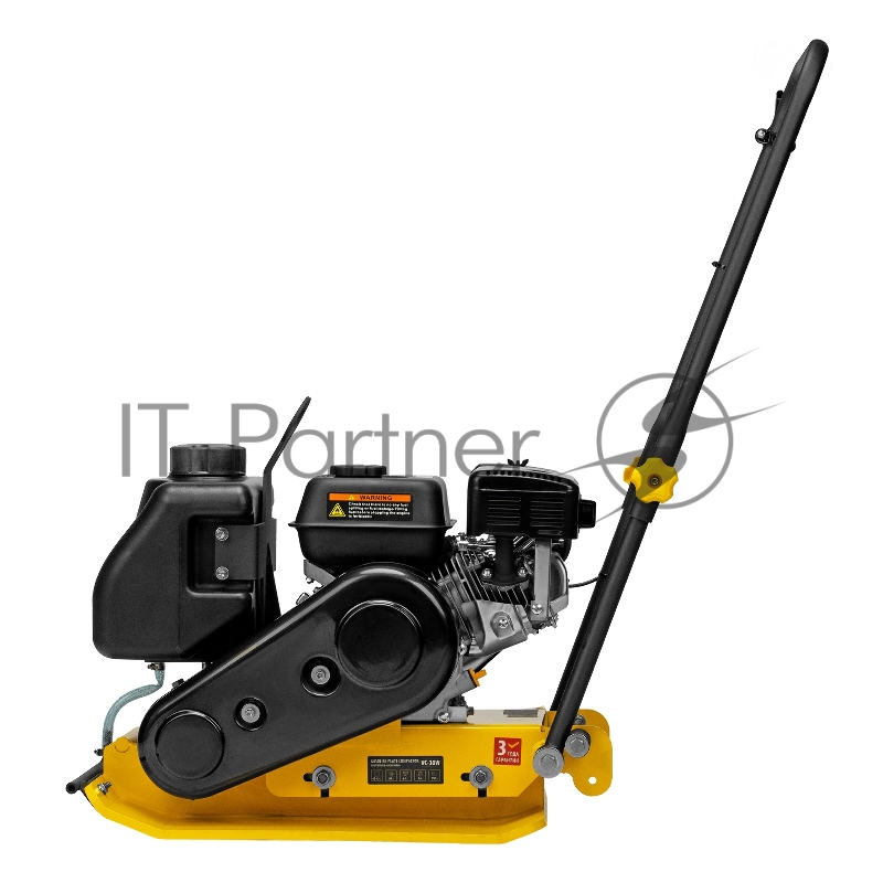 Виброплита бензиновая VC-30W, 30 кН, 60*45 см, 196 см3, бак для воды// Denzel