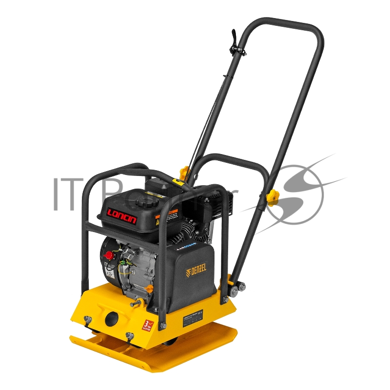 Виброплита бензиновая VC-12, 12 кН, 45*35 см, 196 см3// Denzel