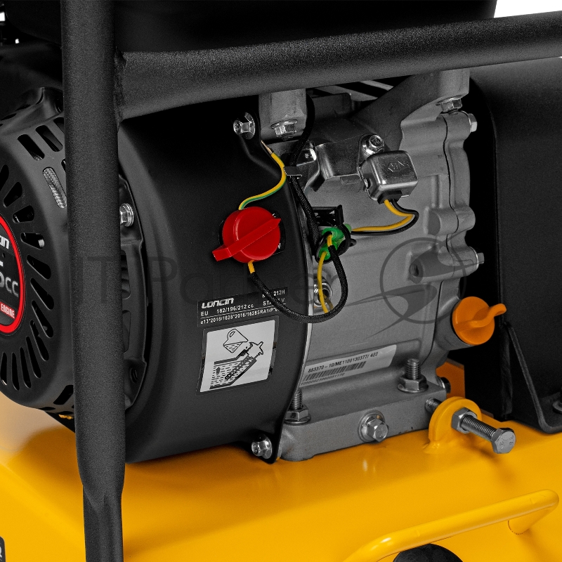 Виброплита бензиновая VC-12, 12 кН, 45*35 см, 196 см3// Denzel