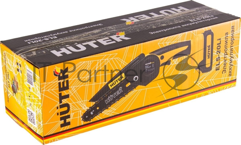 Электрическая цепная пила Huter ELS ELS-20Li дл.шины:6 (15.2cm) 1аккум. 2Ач ЗУ (70/10/22)