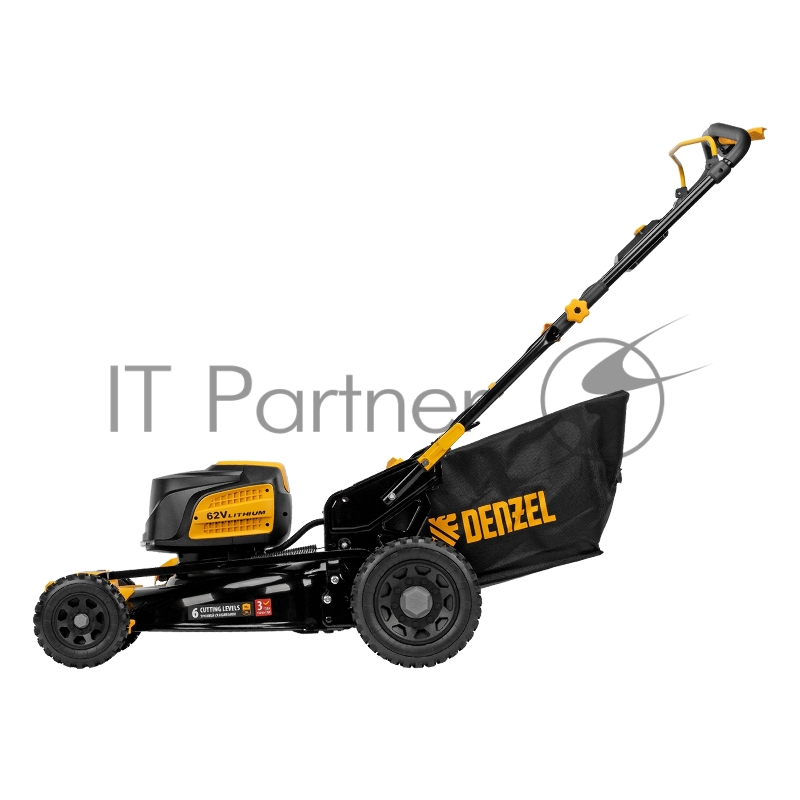 Газонокосилка аккумуляторная самоходная бесщет., RLMS560-62, 560 мм, Li-ion, 62В// Denzel