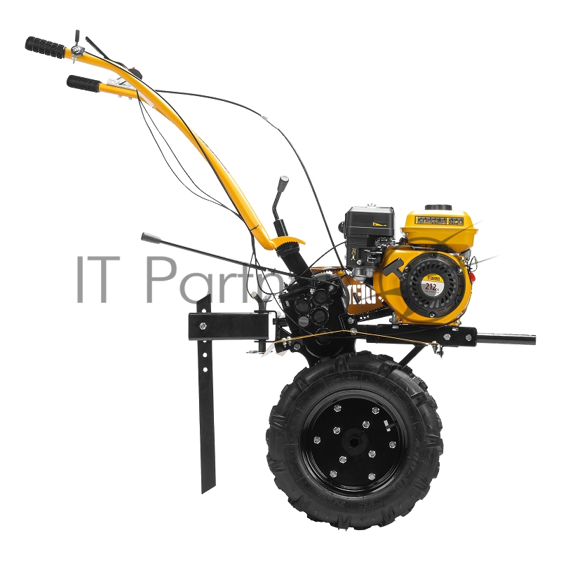 Мотоблок DPT-370S, 7 л.с., ремен.сцеп, фрез 3х4, ШОМ, передачи 3В/1Н// Denzel