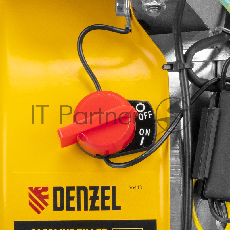 Мотоблок DPT-370S, 7 л.с., ремен.сцеп, фрез 3х4, ШОМ, передачи 3В/1Н// Denzel