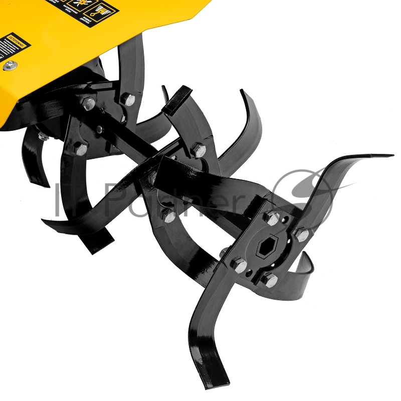 Мотоблок DPT-170SB, 7 л.с., ремен.сцеп, фрез 3х4, ШОМ, без колес, передачи 2В/1Н// Denzel