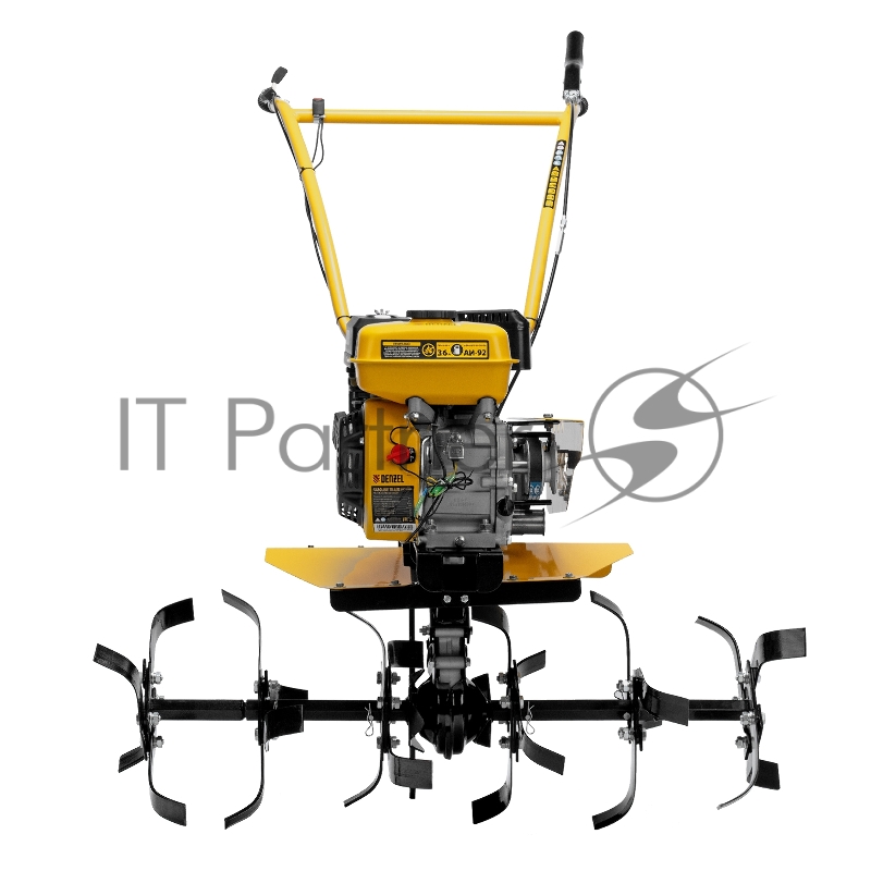 Мотоблок DPT-170SB, 7 л.с., ремен.сцеп, фрез 3х4, ШОМ, без колес, передачи 2В/1Н// Denzel