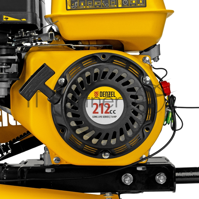 Мотоблок DPT-170S, 7 л.с., ремен.сцеп, фрез 3х4, ШОМ, передачи 2В/1Н// Denzel