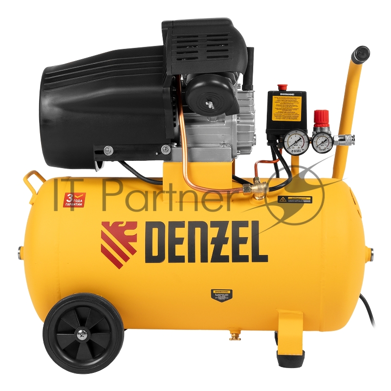 Компрессор воздушный прям. привод DCV1800/50, 1,8 кВт, 50 литров, 320 л/мин// Denzel