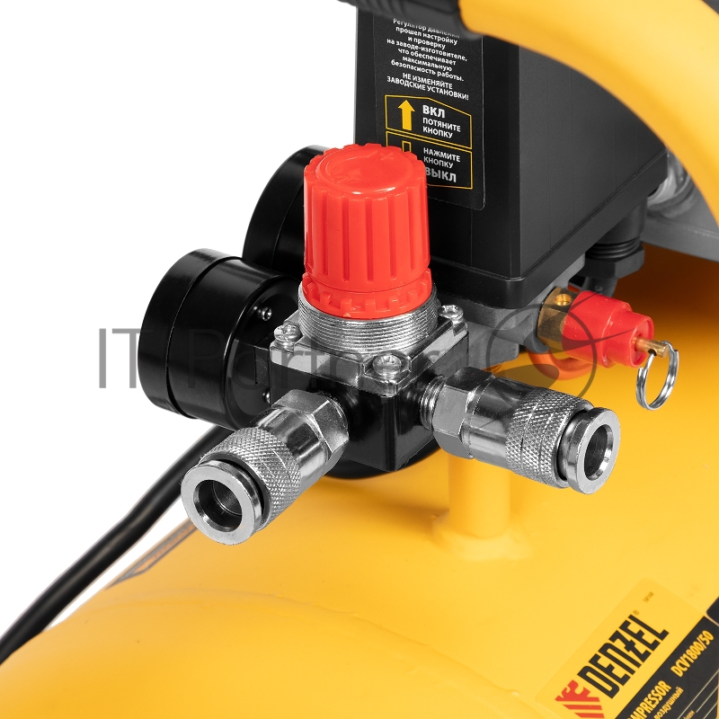 Компрессор воздушный прям. привод DCV1800/50, 1,8 кВт, 50 литров, 320 л/мин// Denzel