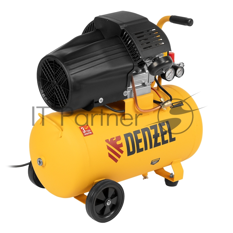 Компрессор воздушный прям. привод DCV1800/50, 1,8 кВт, 50 литров, 320 л/мин// Denzel