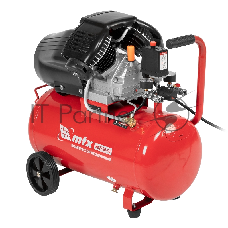 Компрессор воздушный КК-2200/50, 2,2 кВт, 350 л/мин, 50 л, прямой привод, масляный// MTX