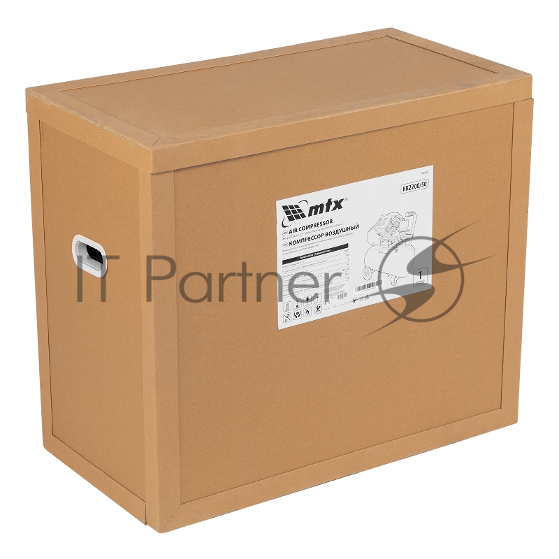 Компрессор воздушный КК-2200/50, 2,2 кВт, 350 л/мин, 50 л, прямой привод, масляный// MTX