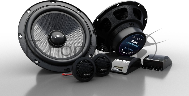 Колонки автомобильные Prology PS-6 250Вт 89дБ 4Ом 16.5см (6 1/2дюйм) (ком.:2кол.) компонентные двухполосные