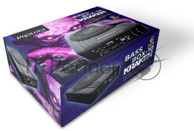Сабвуфер автомобильный Prology Box-10 120Вт активный (25см/10)