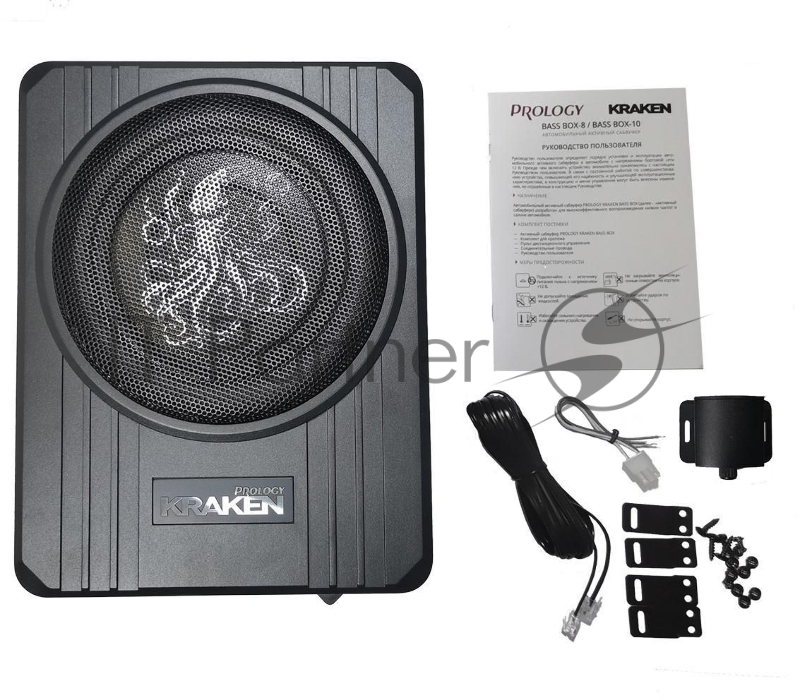 Сабвуфер автомобильный Prology Box-8 100Вт активный (20см/8)