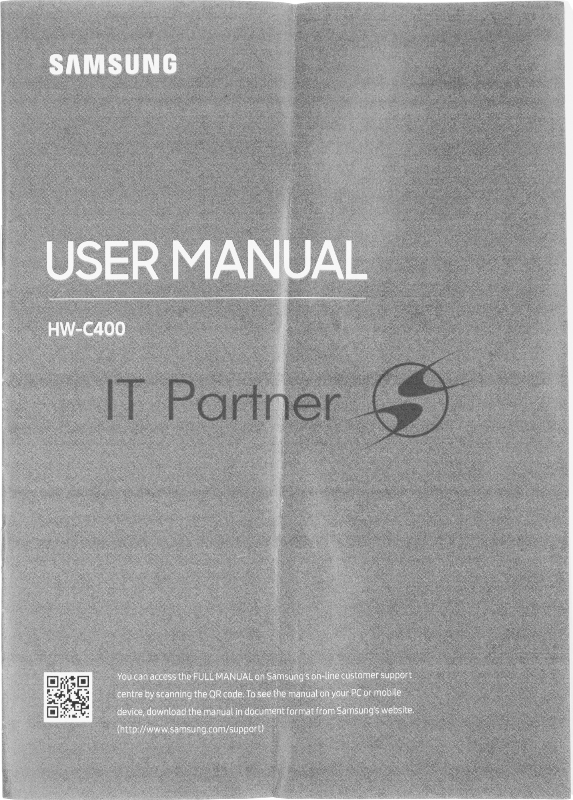 Звуковая панель Samsung HW-C400/EN 2.0 40Вт черный