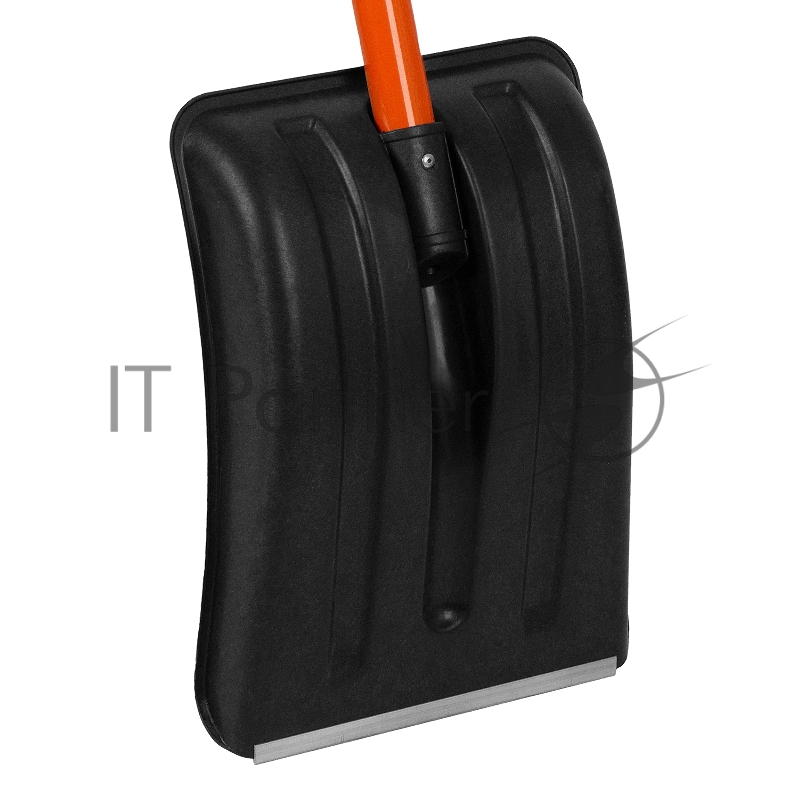 Лопата для уборки снега полипропиленовая, 275х365х790 мм, стальной черенок, Россия// Stels