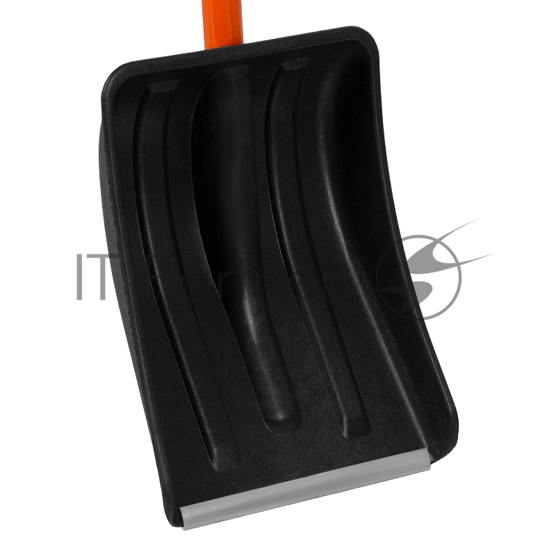 Лопата для уборки снега полипропиленовая, 275х365х790 мм, стальной черенок, Россия// Stels