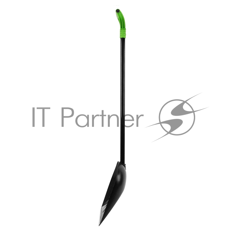 Лопата для уборки снега пластиковая, 400х417х1390 мм, алюминиевый черенок// Palisad