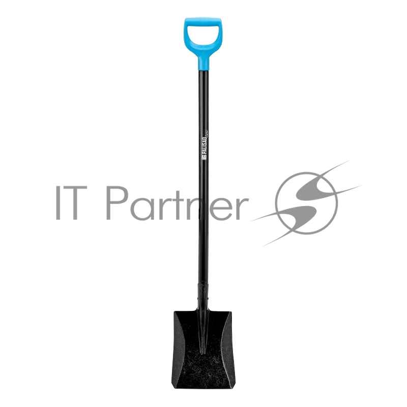 Лопата совковая углубленная, 230х285х1310 мм, деревянный черенок, с рукояткой, LUXE// Palisad